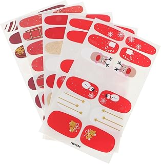 FOMIYES Adesivo De Floco De Neve 5 Folhas De Adesivos De Unhas Adesivos Deco Adesivos Para Unhas Adesivos De Férias Floco De Neve Adesivos De Unhas Decorações De Unhas Decorações De