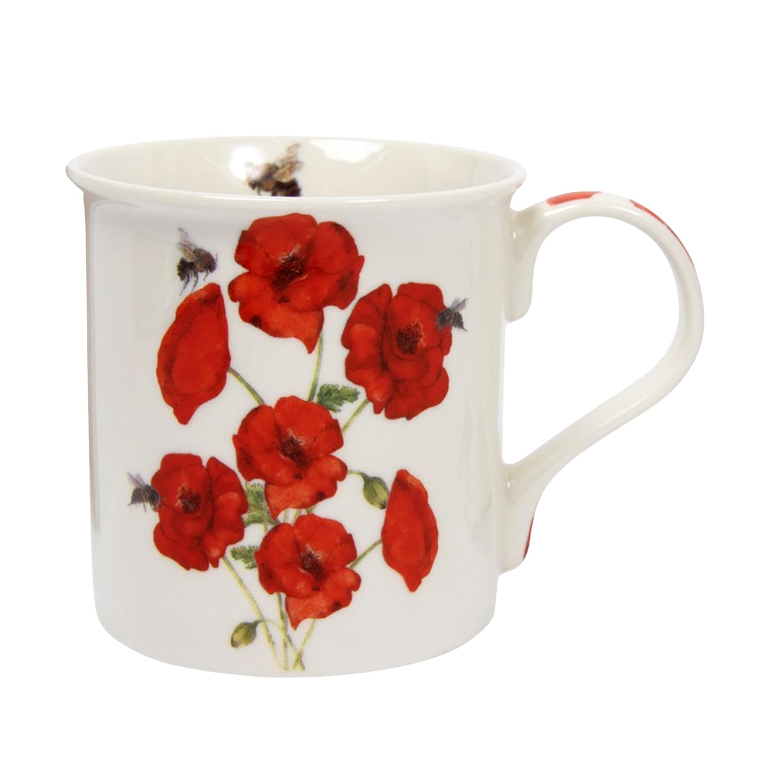 The Leonardo Collection Multicolour Bee-Tanical - Poppies And Bee Fine China Mug