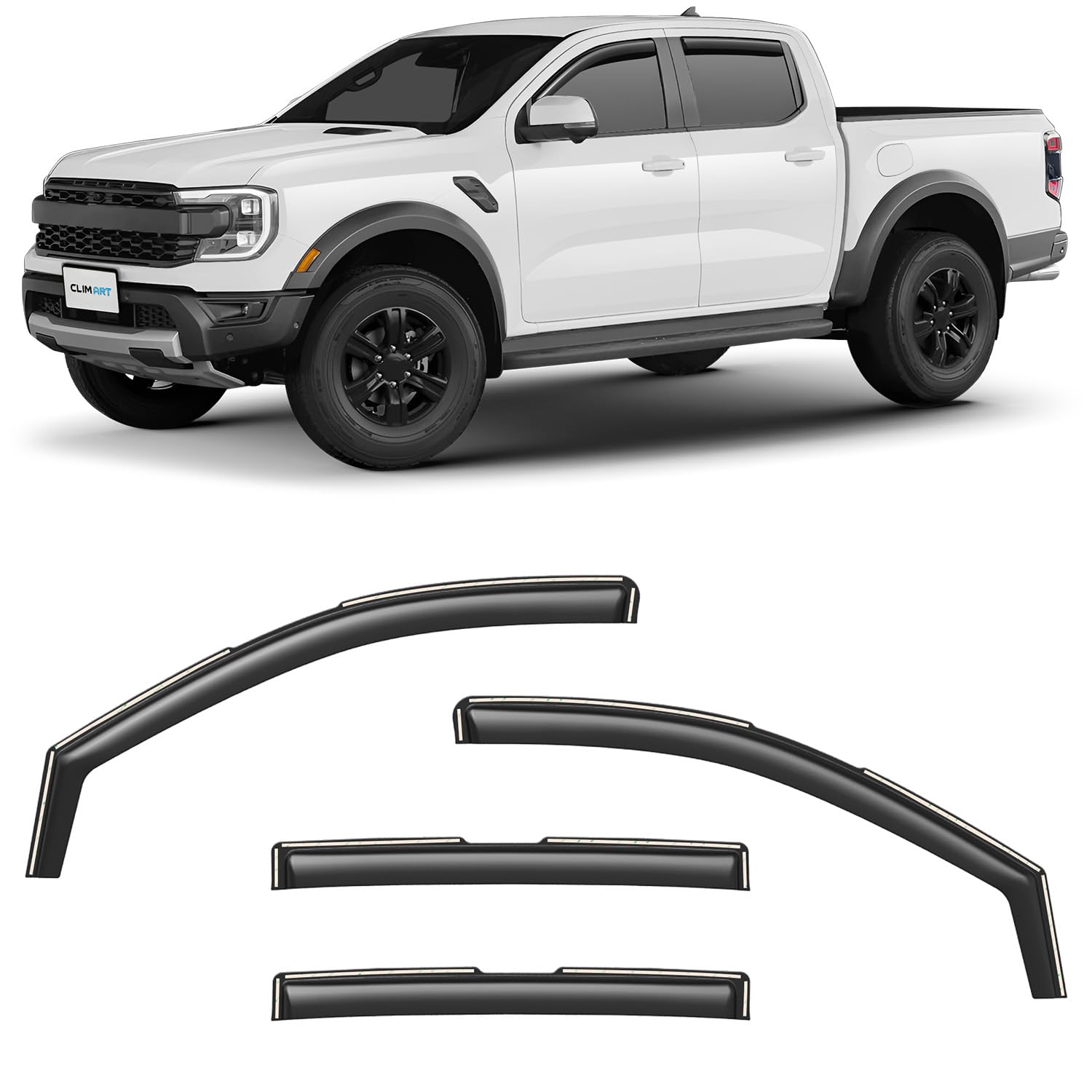 Amazon.com: CLIM ART in-Channel Incredibly Durable Rain Guards for 