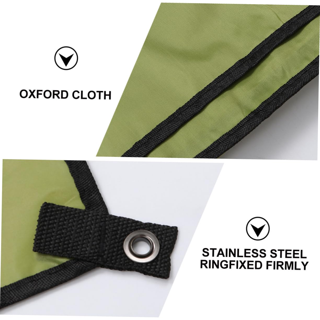 Holibanna 1Pc Oxford Cloth Ground Mat for Beach Camping Portable Outdoor Blanket for Hiking and Lawns and Army Green Mat