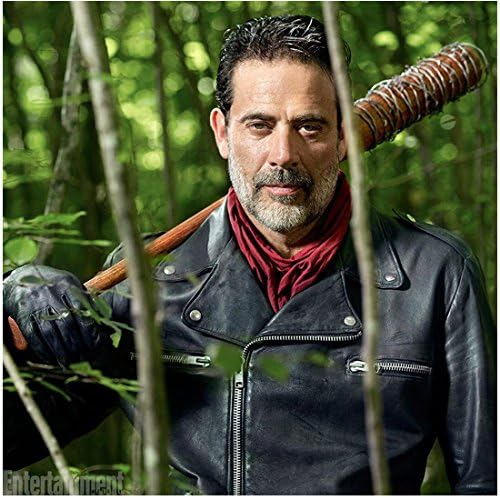 wd Jeffrey Dean Morgan as Negan with Lucille resting on shoulder 8 x 10 Inch Photo Thumbnail