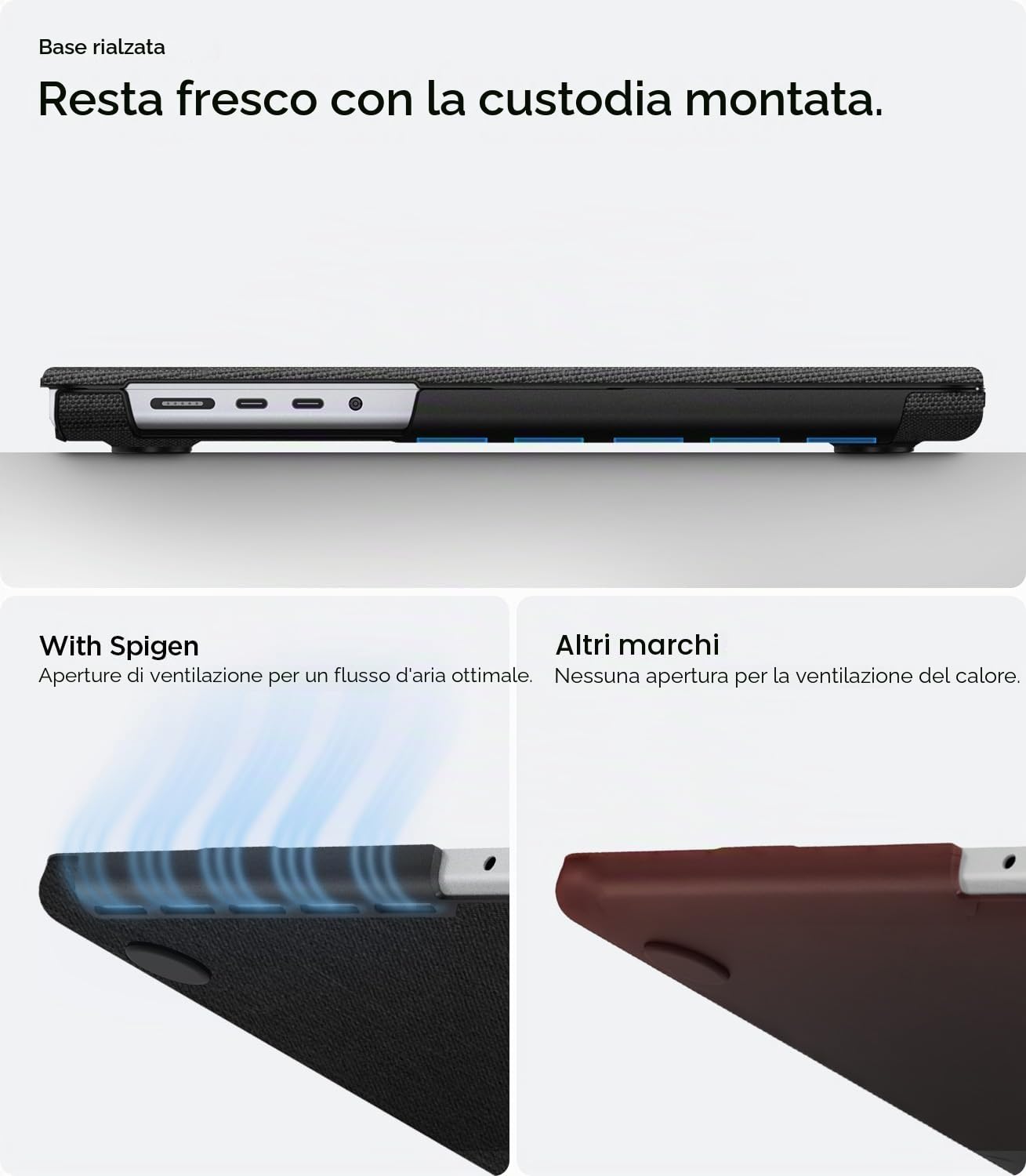 Spigen Cover Urban Fit Compatibile con MacBook Pro 14 pollici M5/M4/M3/M2/M1/Pro/Max (2026-2021), Custodia in Tessuto Anti-Impronta e Antigraffio - Nero