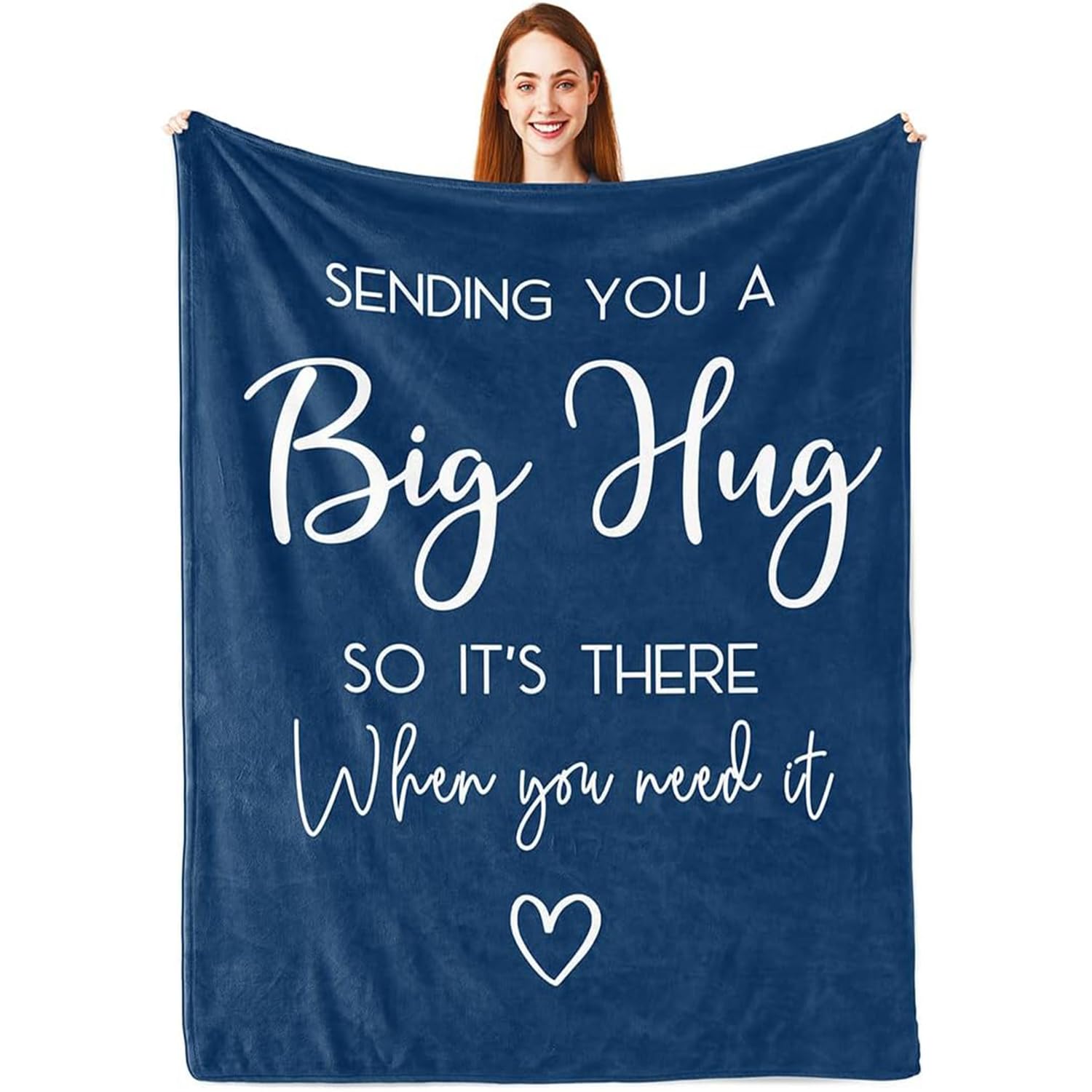 Get Well Gifts for Women - Get Well Soon Healing Blanket - Inspirational Gifts for Sick Women - Feel Better After Surgery & Encouragement Gift for Her Sister Friend Coworker （60"x50"）