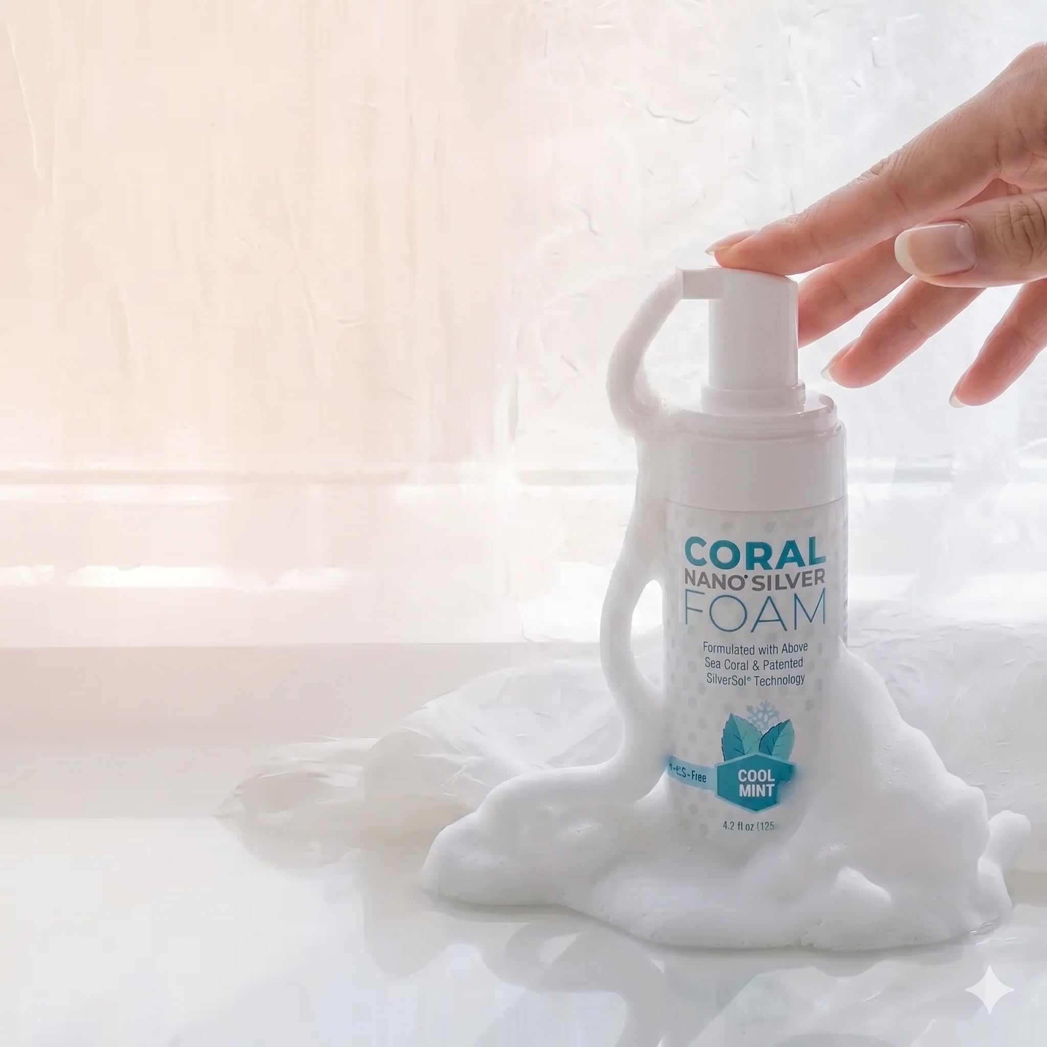 Coral Nano Silver Foam Toothpaste
