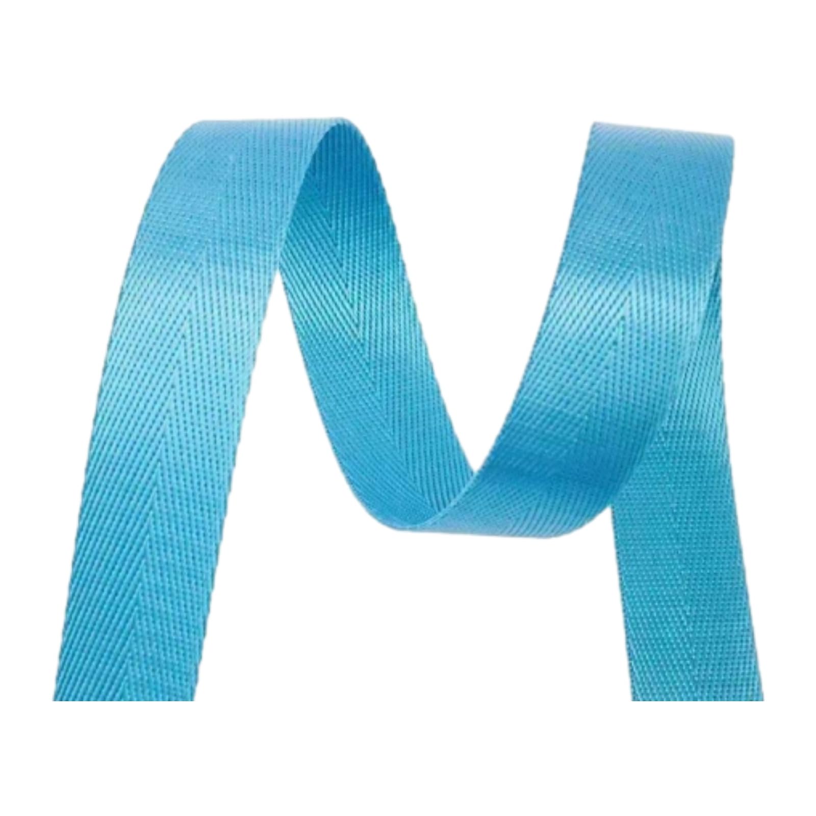5M 20-38mm Nylon Webbing Band, Strap Bag Backpack Material, Sewing Binding Tape,Skyblue,25mm — image 1