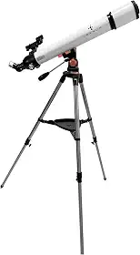 Telescópio Refrator 70/700mm Luneta 70mm Uranum Atena 2 Ver Detalhes Crateras Lua Planetas Observação Astronômica Espaço Universo