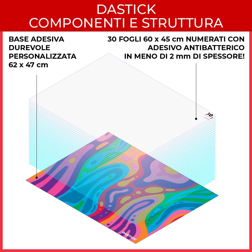 Tappeto Decontaminante Multistrato 62 x 47cm RED LEAVES