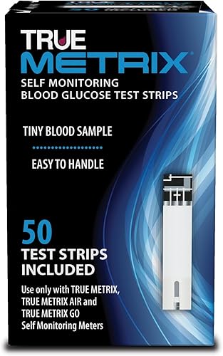True Metrix. Tiras de prueba de glucosa en sangre. Caja de 50.