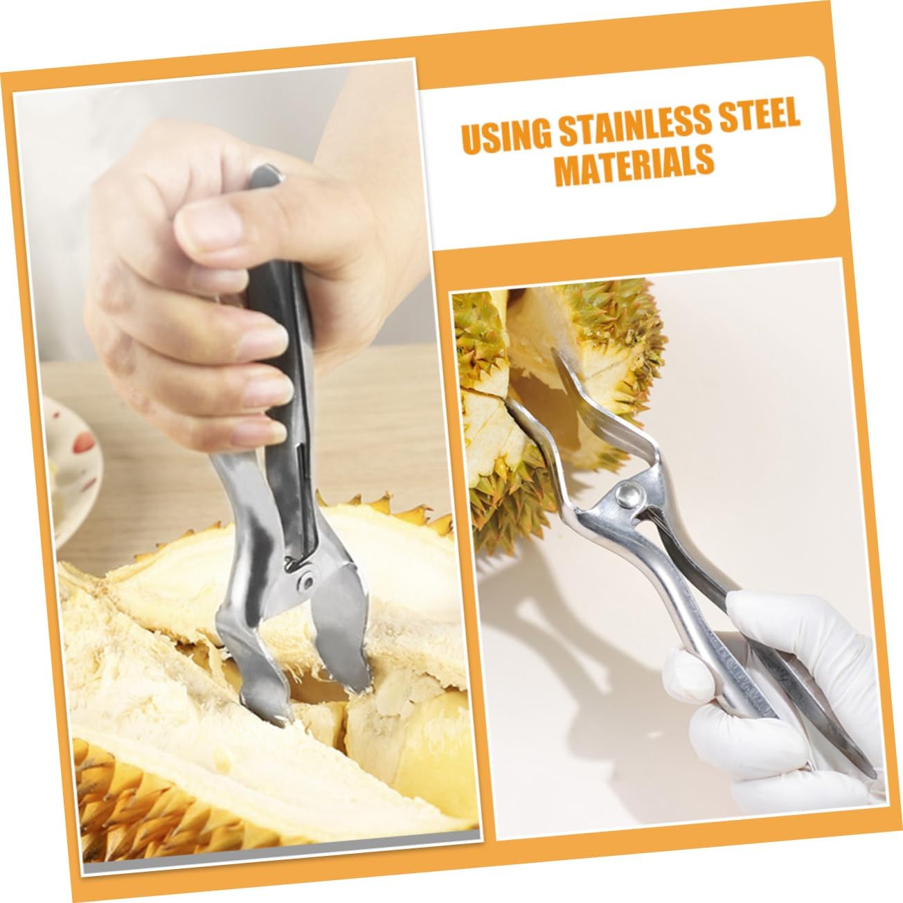 Toddmomy 3pcs Opener Tool Stainless Steel Manual Fruit Separator for Easy Opening and Serving of for Home Use and Picnics Compact Design for Effortless Enjoyment