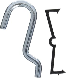 CRAWFORD PROD DIV OF JARDEN SAFETY 14158 Heavy Duty Peg Hook, ¼†Inch, 8-Pack