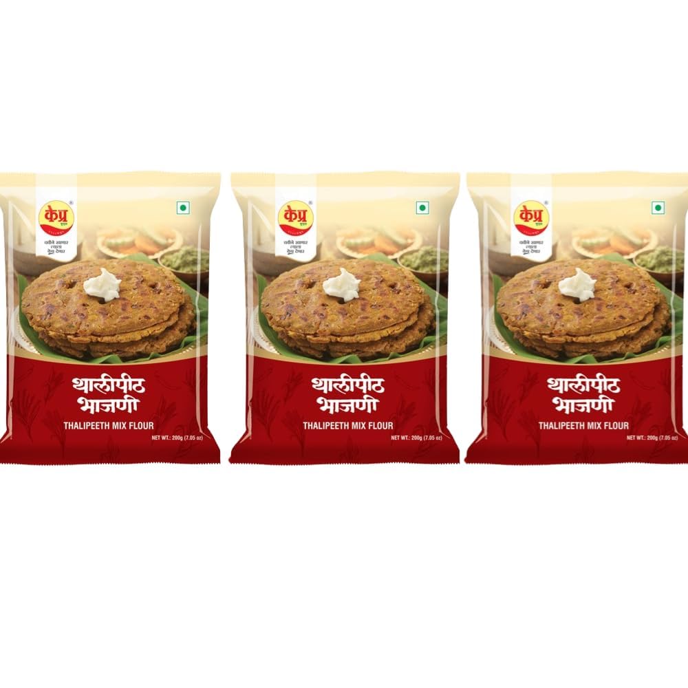 K-Pra K Pra Thalipeeth Bhajani | Multigrain Mix Flour Pack Of 3 Each Pack 200 gm-(600 gm)-picture-14