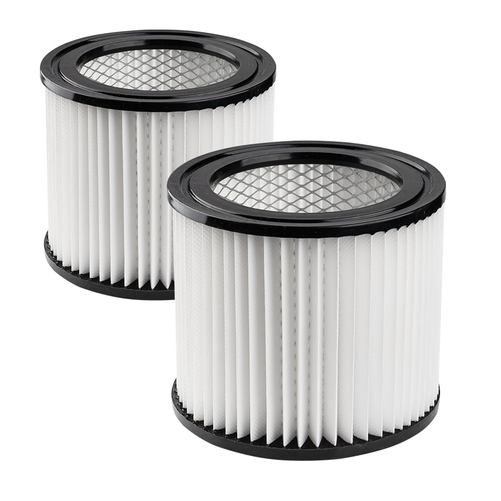 90398 Filtro de cartucho de repuesto para Shop-Vac 903-98 90398 9039800 903-98-00, filtro de cartucho pequeño que se adapta a aspiradoras Shop-Vac de 1 a 4 galones en húmedo/seco, paquete de 2