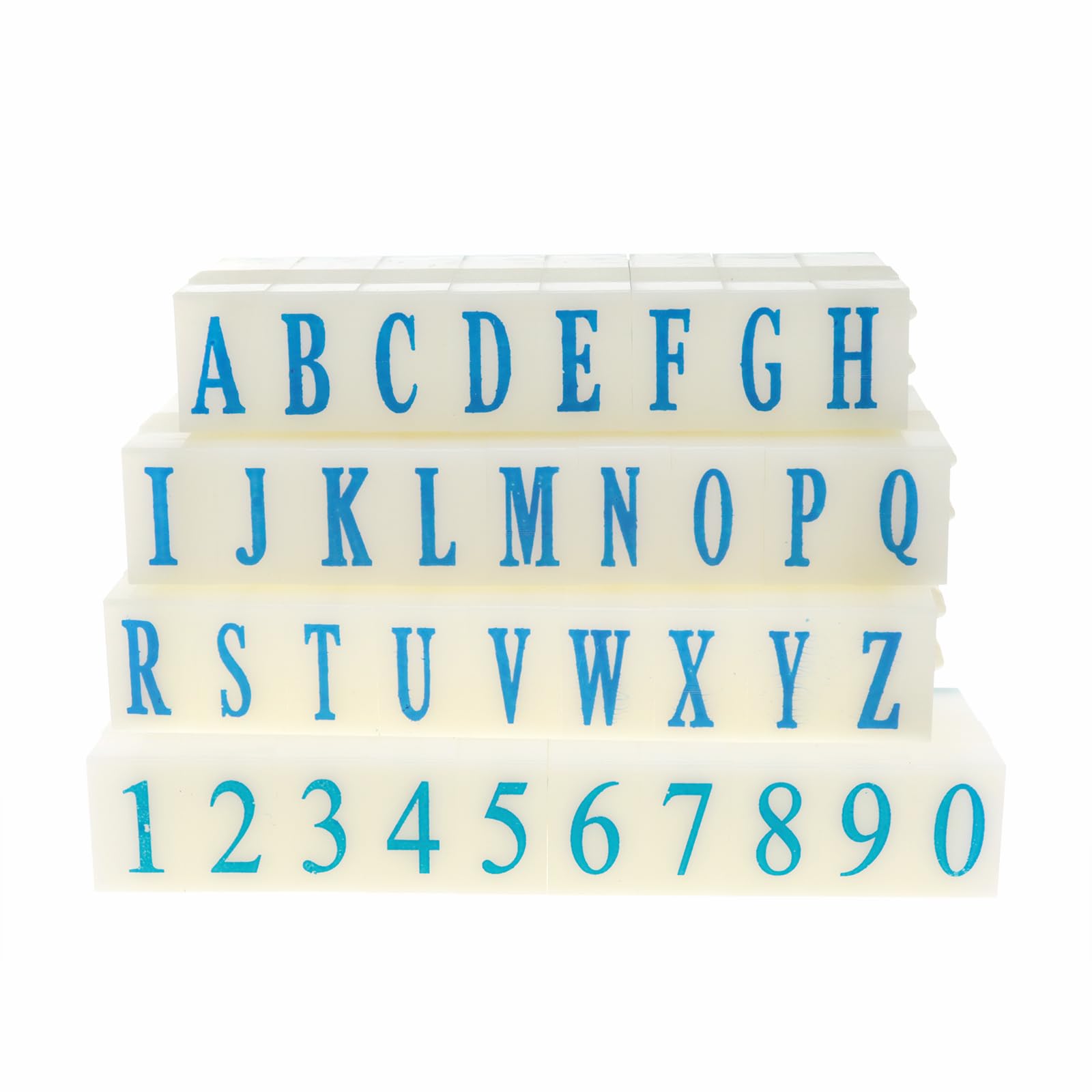 Tampons numérotés et lettres alphabet pour décorer vos albums souvenirs