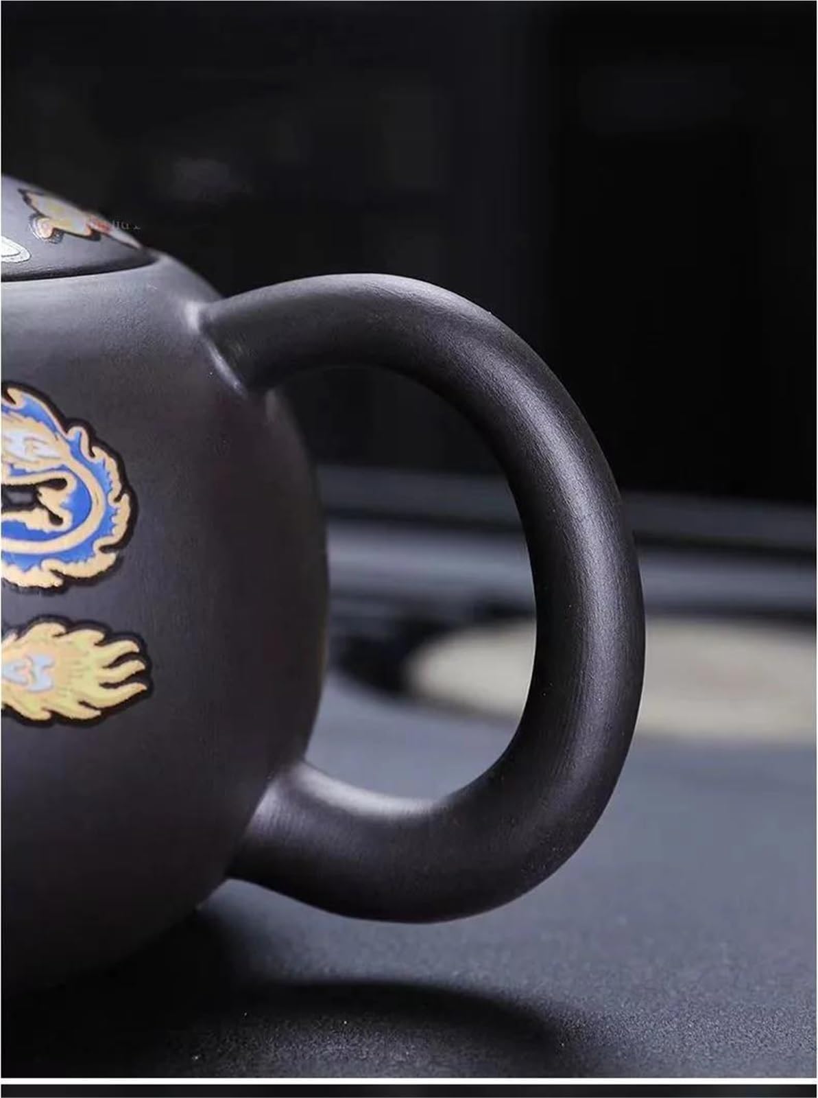 Théière, bouilloire à filtre, infuseur à thé Zisha 200 ml, théière en argile violette d'Yixing, décoloration due à la température, théière Xishi en terre noire, théières et cafetières de voyage, cof