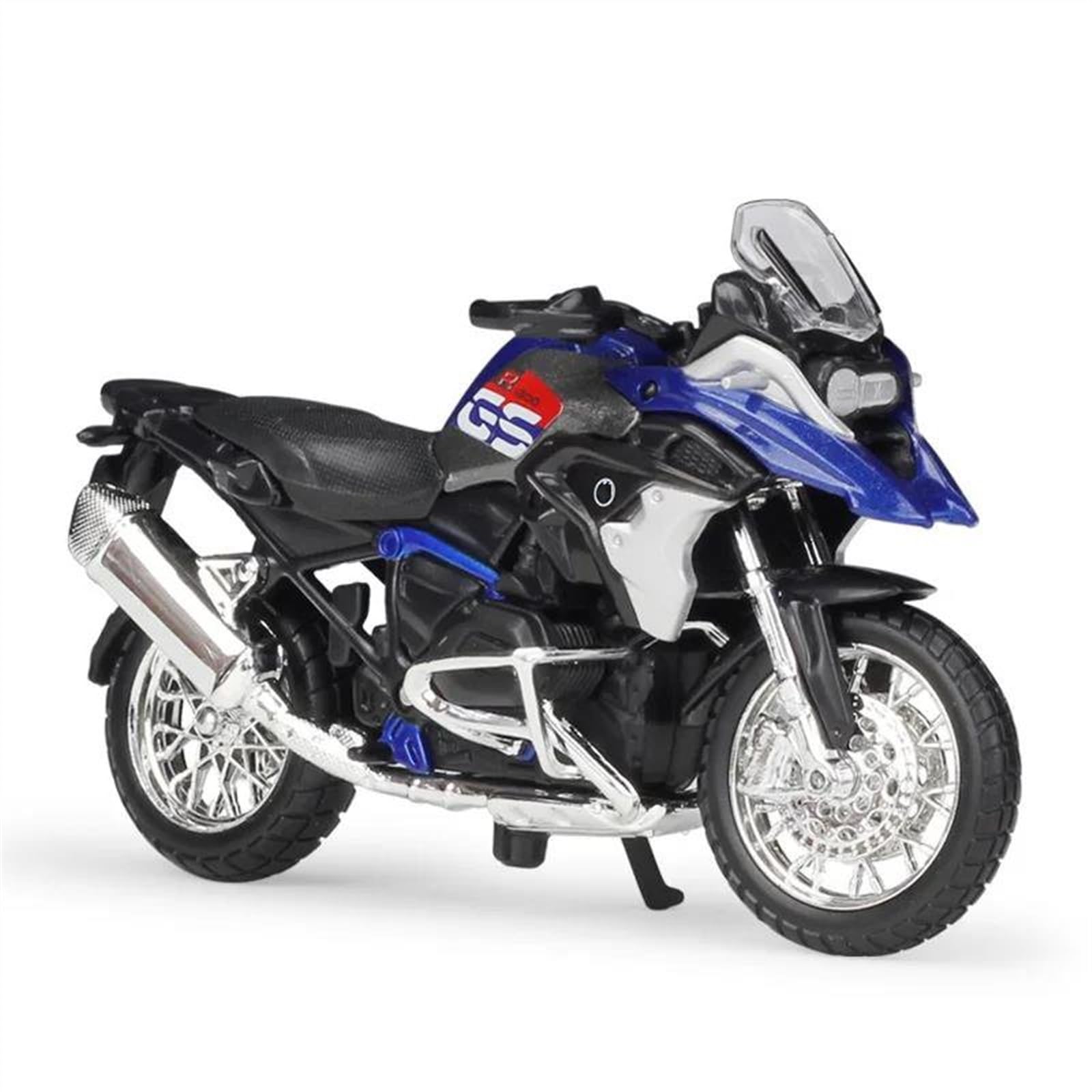 SEYXF Motorbike Toy 1:18 for BMW R1200 GS R1200GS 2017 Metal Motorcycle Diecast Model Toy Collection Gift