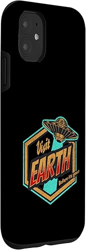 Miniatura 9 de iPhone 13 Pro Alien Travel UFO Abducción Visitante Extraterrestre Estuche de Conservación de la Tierra