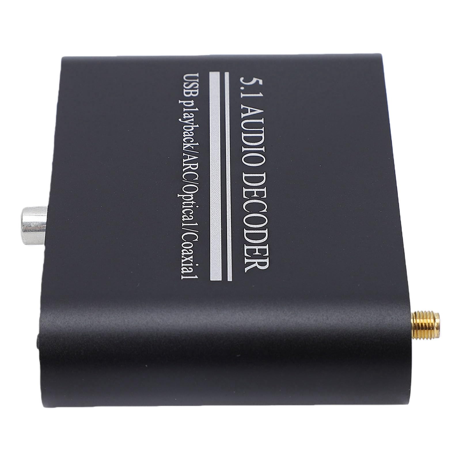 Décodeur Audio Numérique 5.1 Avec Bluetooth 5.0, USB, ARC, Convertisseur Audio Optique/Coaxial, Compatible DTS, AC3, WAV, FLAC, APE, MP3, Fonction Mémoire (Prise UE)