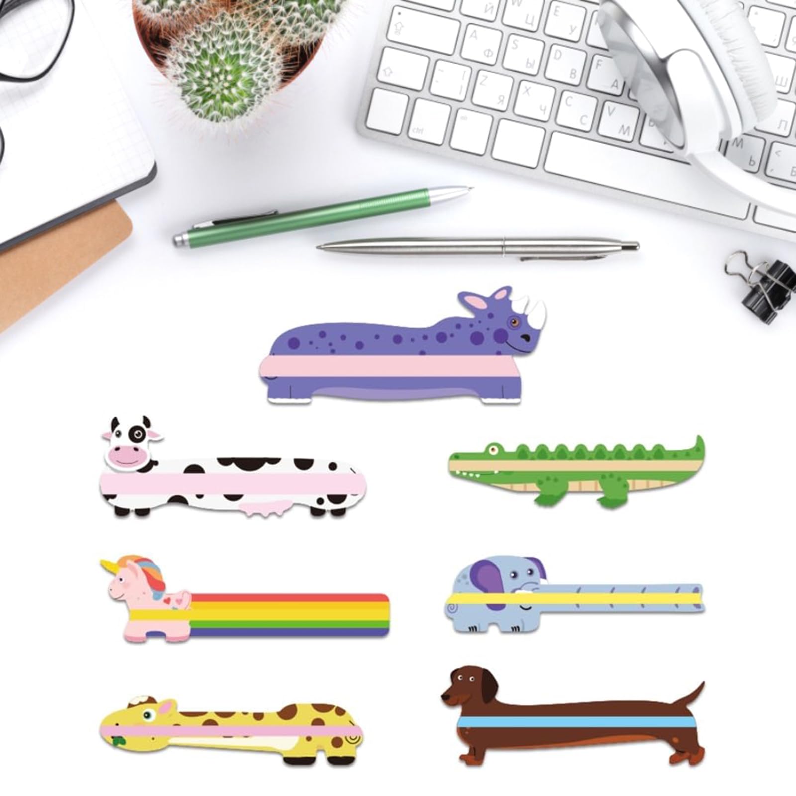 Strisce Per Lettura - 10 Guida Lettura Per Dislessia, Colorate E Impermeabili - Foto 10