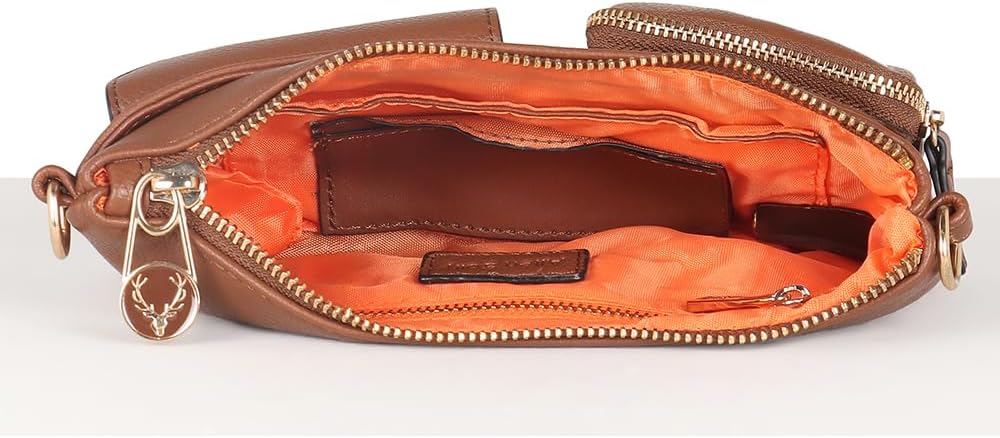 Allen Solly Women's Western (Brown), Brown, Free Size