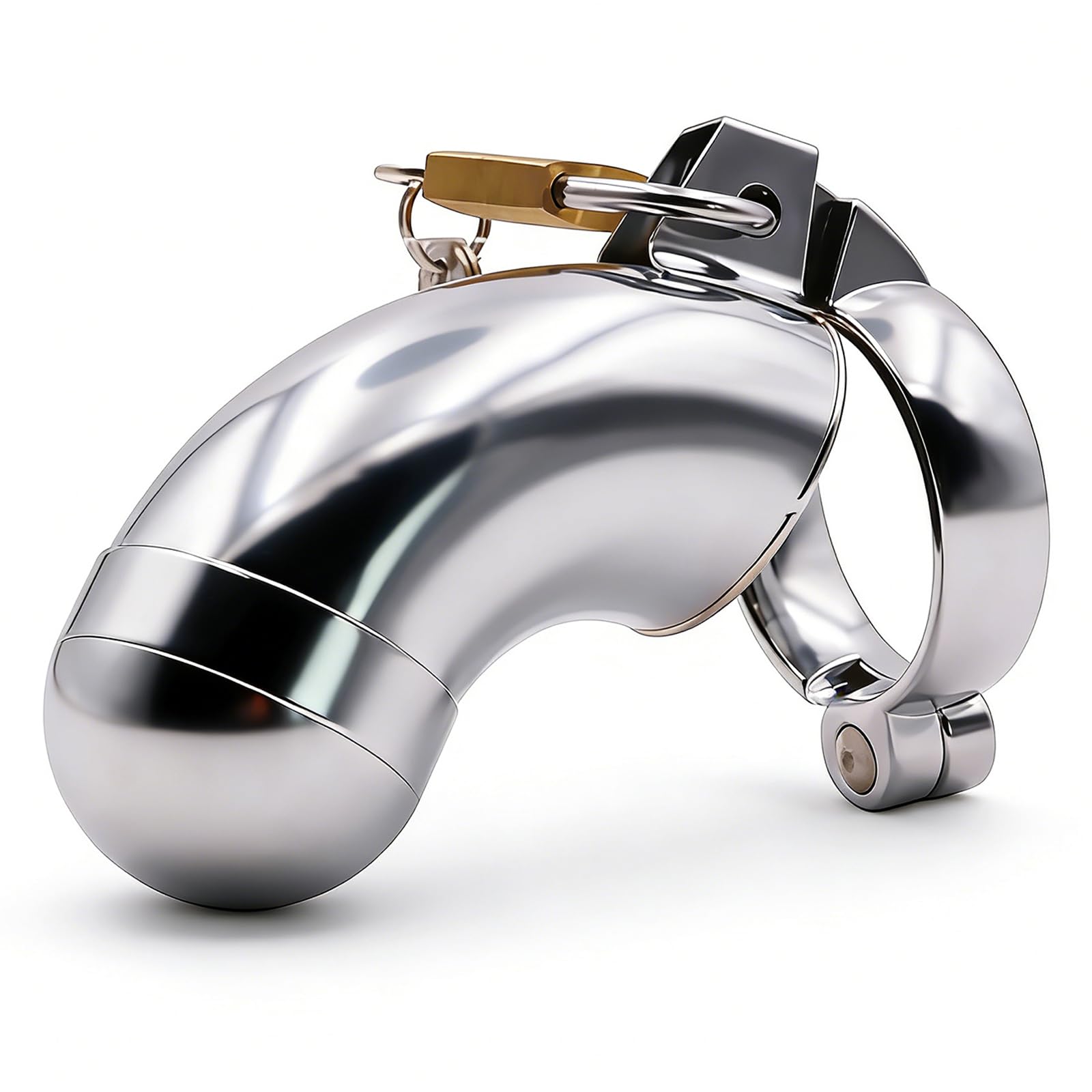 Gabbia di castità da uomo estrema gabbia per pene in acciaio inox Chastity Cage da uomo in metallo cintura di castità per uomo estrema pensione gabbia in metallo cock pene cage bdsms giocattolo