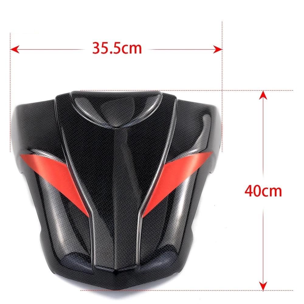 Moto Carenatura Cappuccio Posteriore Passeggero Cowl Sedile Copertura Posteriore Carenatura Parti per Suzuki per SV650N per SV650 per SV 650 2016 2017 2018 Fodere per sedili Moto(Blu)