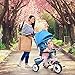 Costzon Tricycle for Toddlers, 4 in 1 Trike w/Parent Handle, Adjustable Canopy, Storage, Safety Harness & Wheel Brakes, Baby Push Tricycle Stroller for Kids Boys Girls Aged 10 Month-5 Years Old, Blue