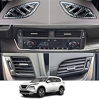 Vista 1 de Kakash Accesorios interiores personalizados para Nissan Rogue 2021 2022 2023, cubierta de salida de aire acondicionado ABS, cubierta de marco