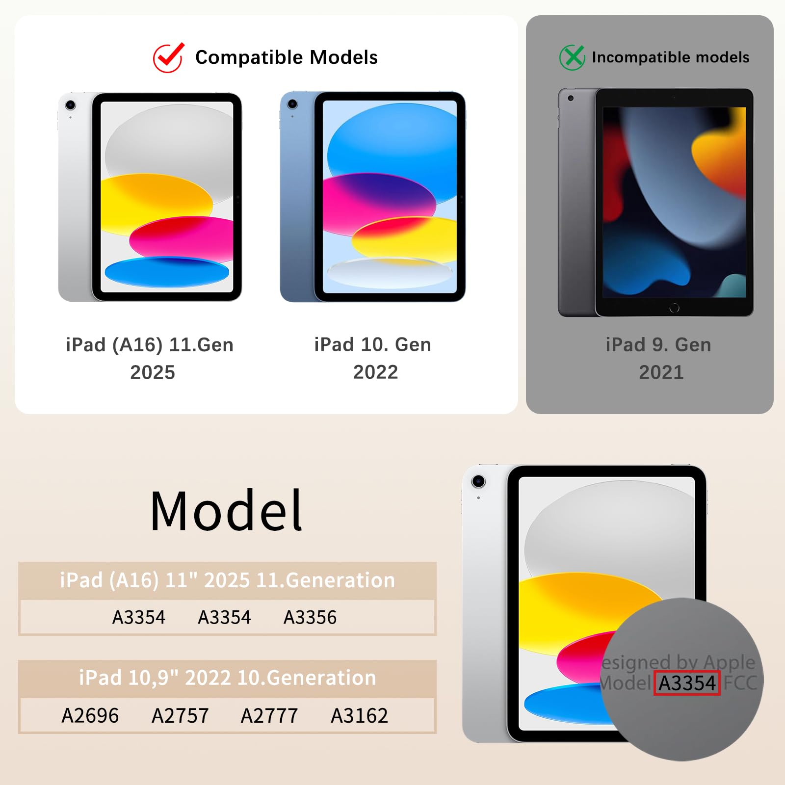 Amazon.co.jp: RosMank Y 折りたたみケース iPad A16 第 11 世代 (2025