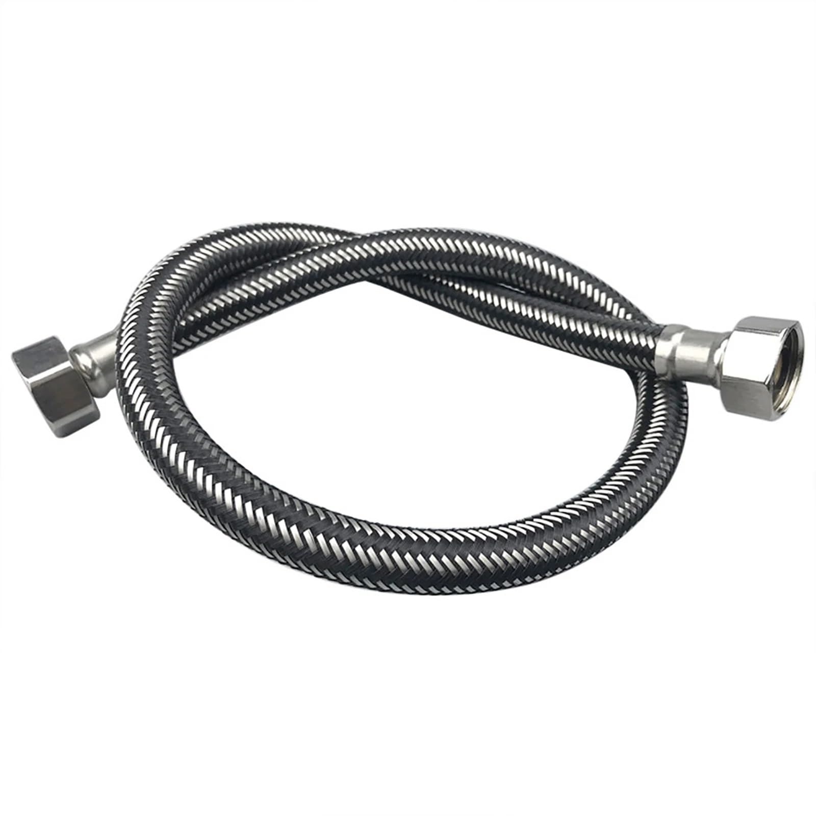 Universal Flexible Shower Hoses, Stainless Steel Shower Hose 1.5m G1/2 Thread for Bathroom Kitchen