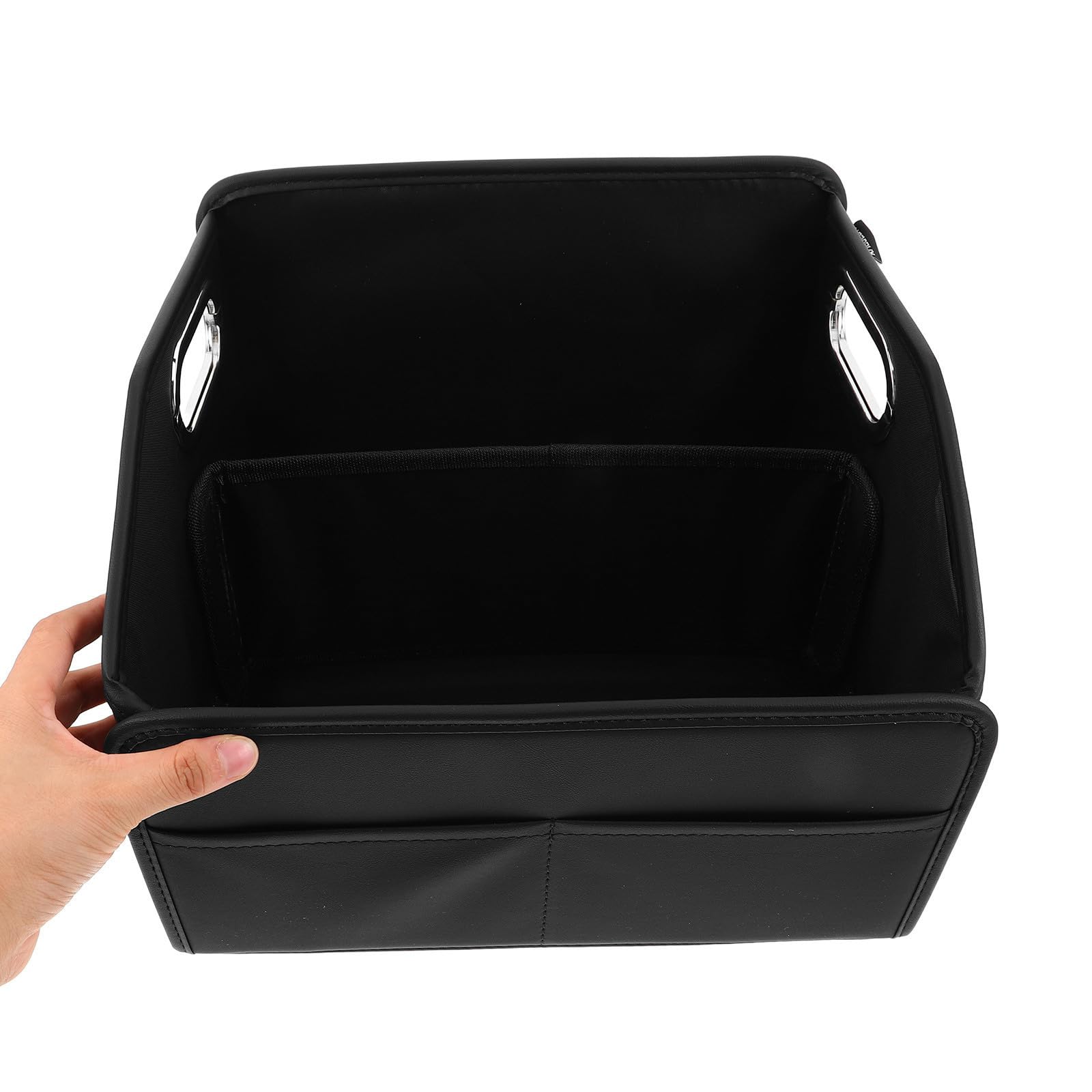 POPETPOP Organizador de Maletero para Coche Suv Plegable de 22,5 L Asas Reforzadas y Múltiples Bolsillos, Resistente para Uso Diario y Viajes