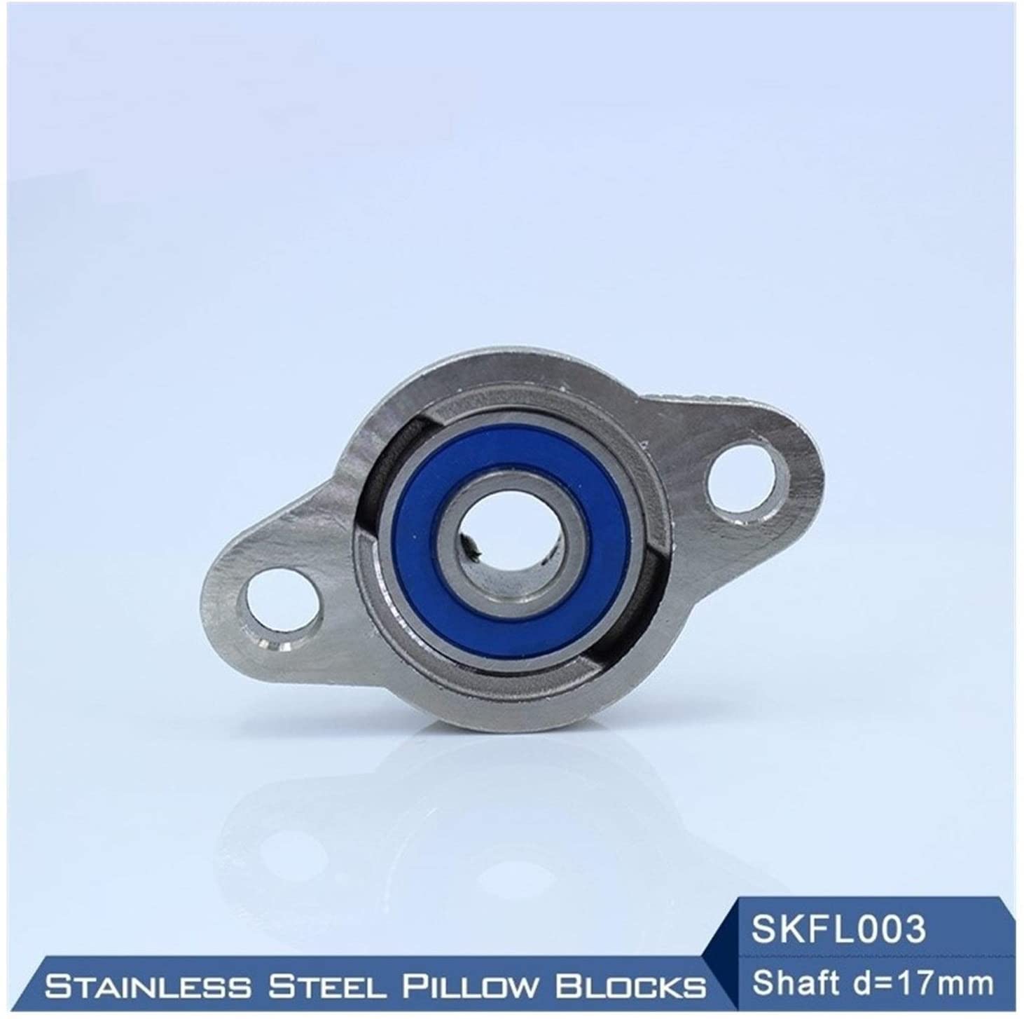 TMP1105 SKFL003 SSKFL003 roulements montés sur Bloc d'oreiller en Acier Inoxydable Arbre de roulement 17mm boîtiers de roulement S KFL003 17mm précision