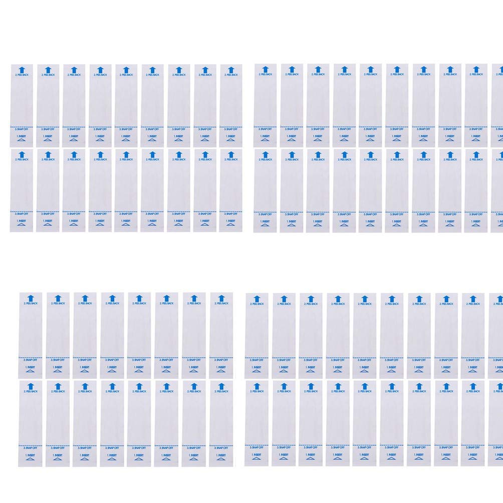 Exceart 200pcs Disposable Thermometer Covers Electric Thermometers Probe Covers Sleeves for Oral Ear Armpit Rectal Digital Thermometer