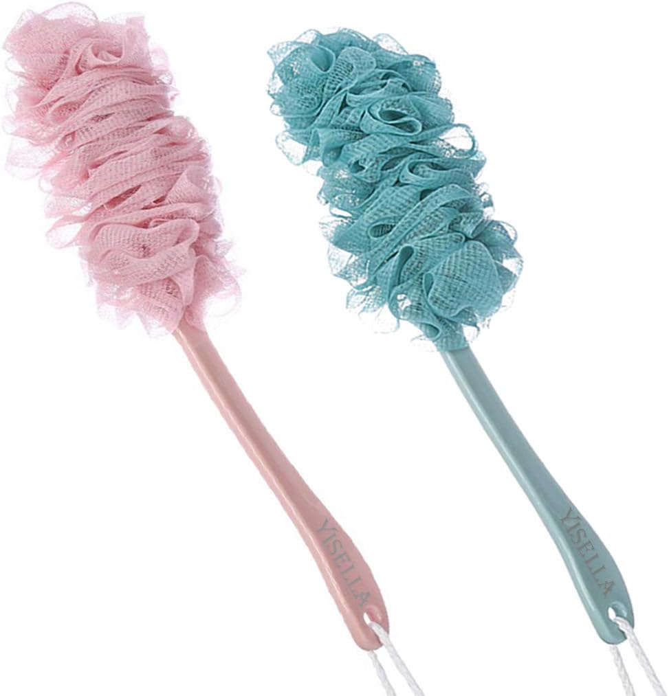 Amazon.com : Shower Loofah with Handle for Skin Exfoliating,Shower ...