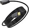 Cable Extensor HDMI 4K de 6 pies, Cable Blindado HDMI 2.0 Clase CL3 de 6 pies | Cable Macho a Hembra HDMI Clase CL3 4K, 1080P@144Hz, ARC, HDR para Fire TV Stick/Roku/Blu-Ray/Laptop/PS5/PS4/Switch, Proyector, Computadora 1