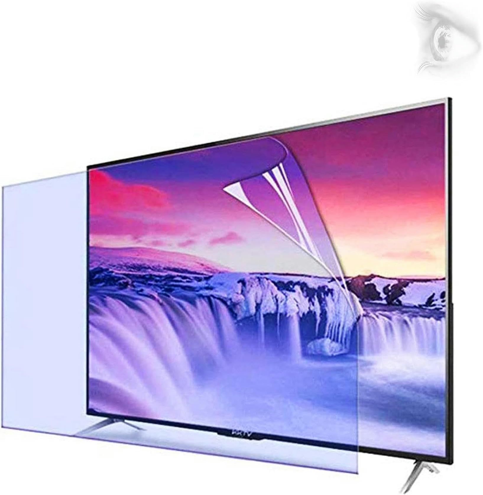 Filtro de luz azul antideslumbrante for pantallas TV 32 a 75 pulgadas, película protectora esmerilada con índice antirreflejo hasta el 90%(43"(942 * 529mm))