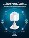 GoveeLife Motion Sensor, Unlimited Group Control Devices, Mini Wireless Contact Sensor for Smart Home Automation, Battery Powered, Compatible with
