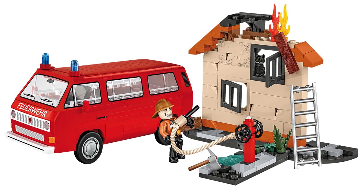 FIRE - VW T3 Feuerwehr, 135 mm x 60 mm x 70 mm