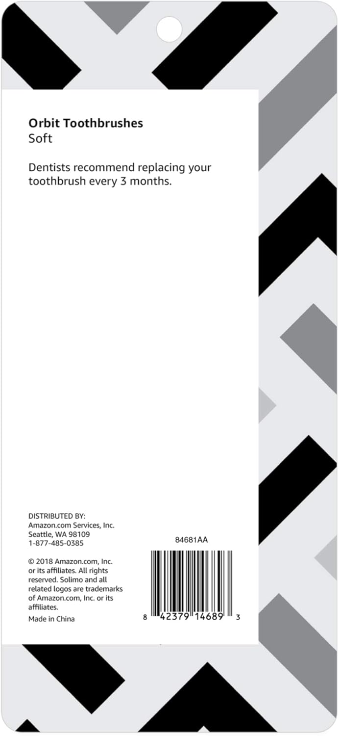 مسواک Solimo Orbit /پک 4 عددی Amazon
