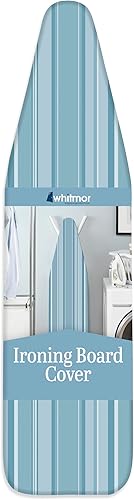 Whitmor 6926-833-BRYBL DeluxeReplacement - Cubierta y almohadilla para tabla de planchar color azul baya
