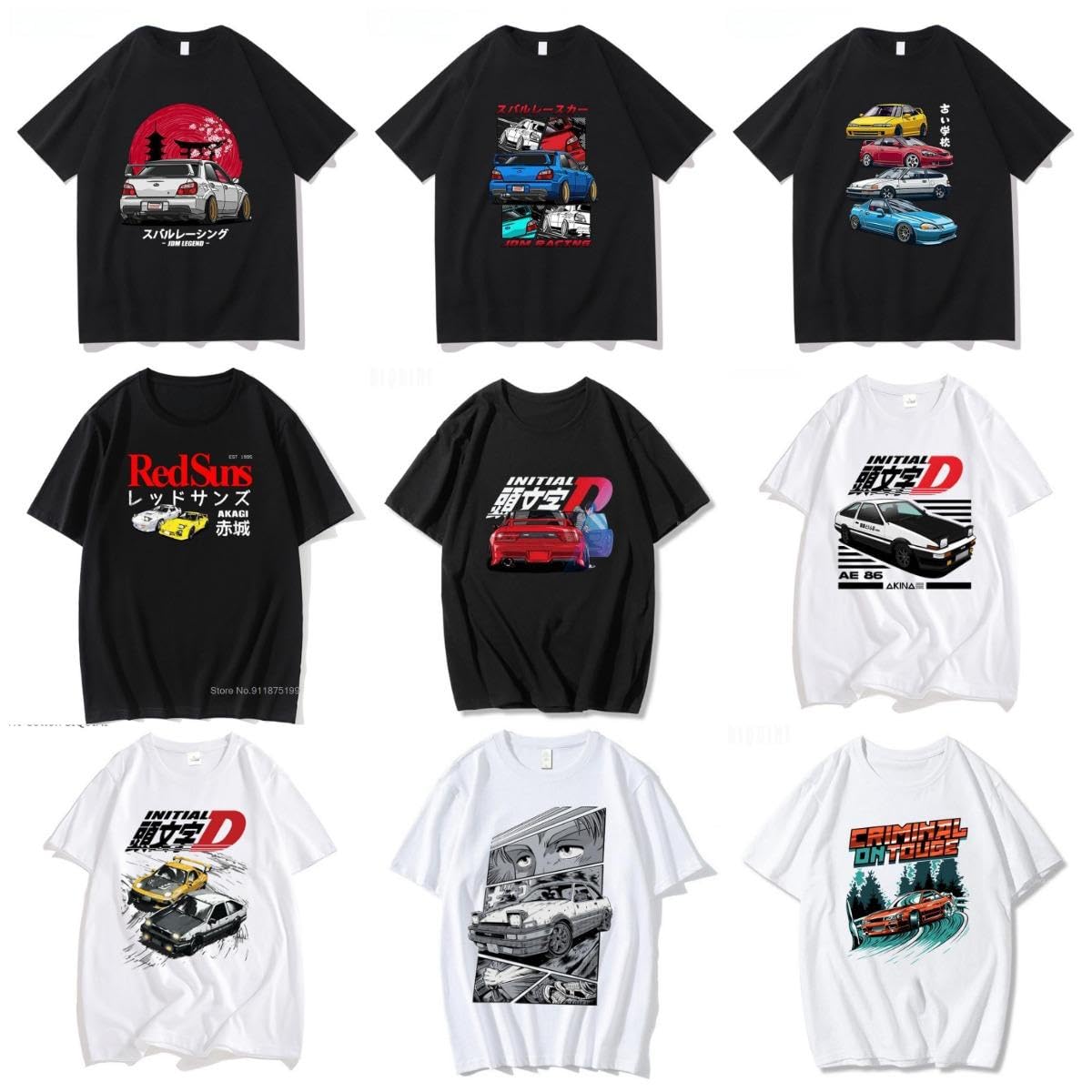 Amazon.co.jp: [T-VAILIO] 頭文字D Tシャツ 頭文字[イニシャル]Dae86 
