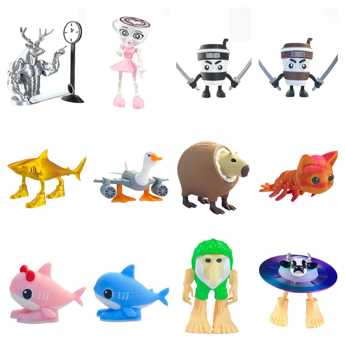 Amazon.co.jp: TungTungTungSahur ミニフィギュア トゥントゥントゥン