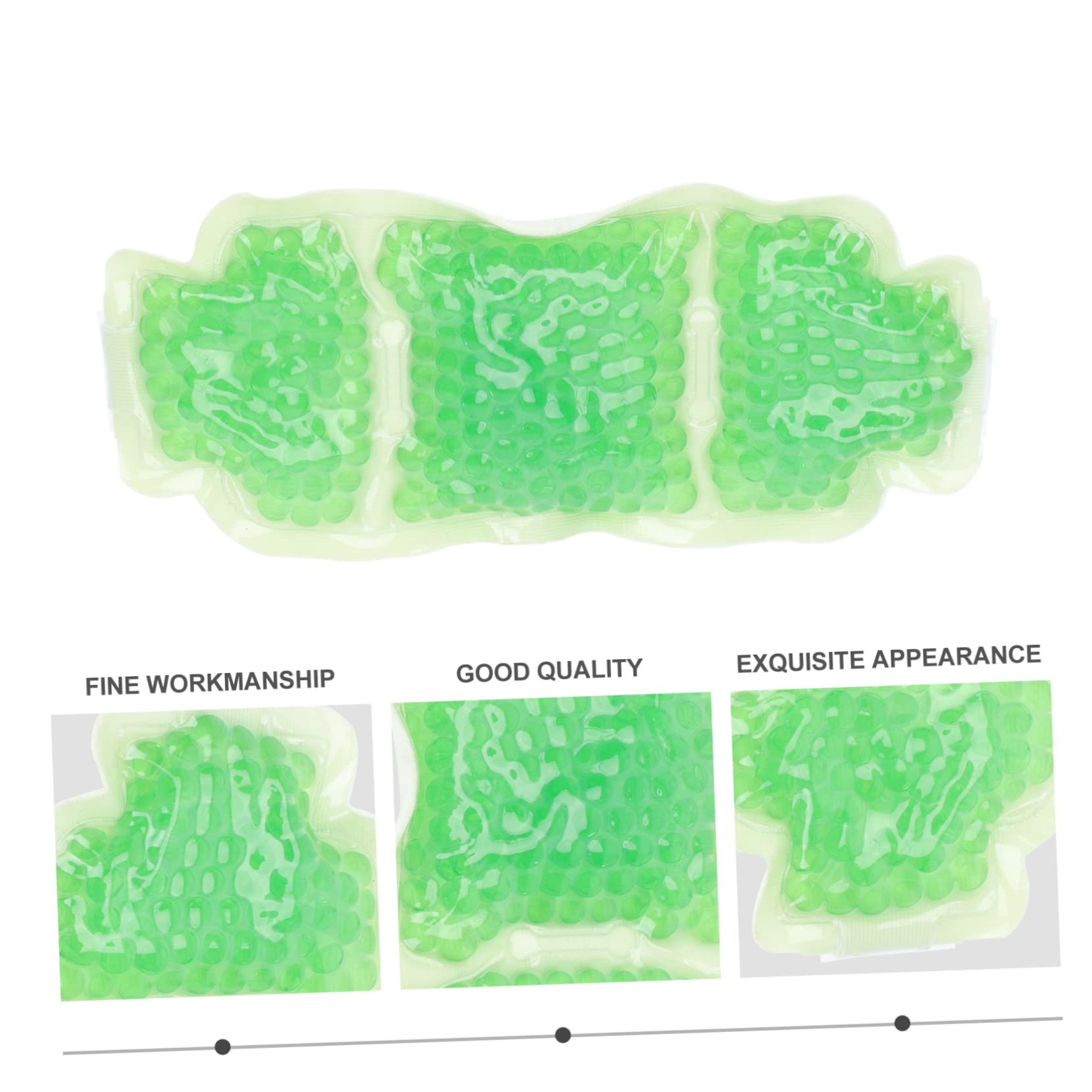 FOMIYES 3 Pz impacco termico da polso Freddo gel da polso borsa del ghiaccio in gel borsa del ghiaccio con supporto per le borsa del ghiaccio per il supporto del polso pvc Green