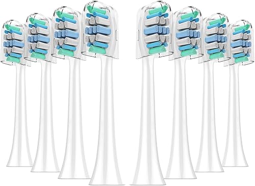 NEDIFON Cabezales de repuesto para cepillos de dientes compatibles con Philips Sonicare, paquete de 8, cabezal de cepillo eléctrico para 4100 5100