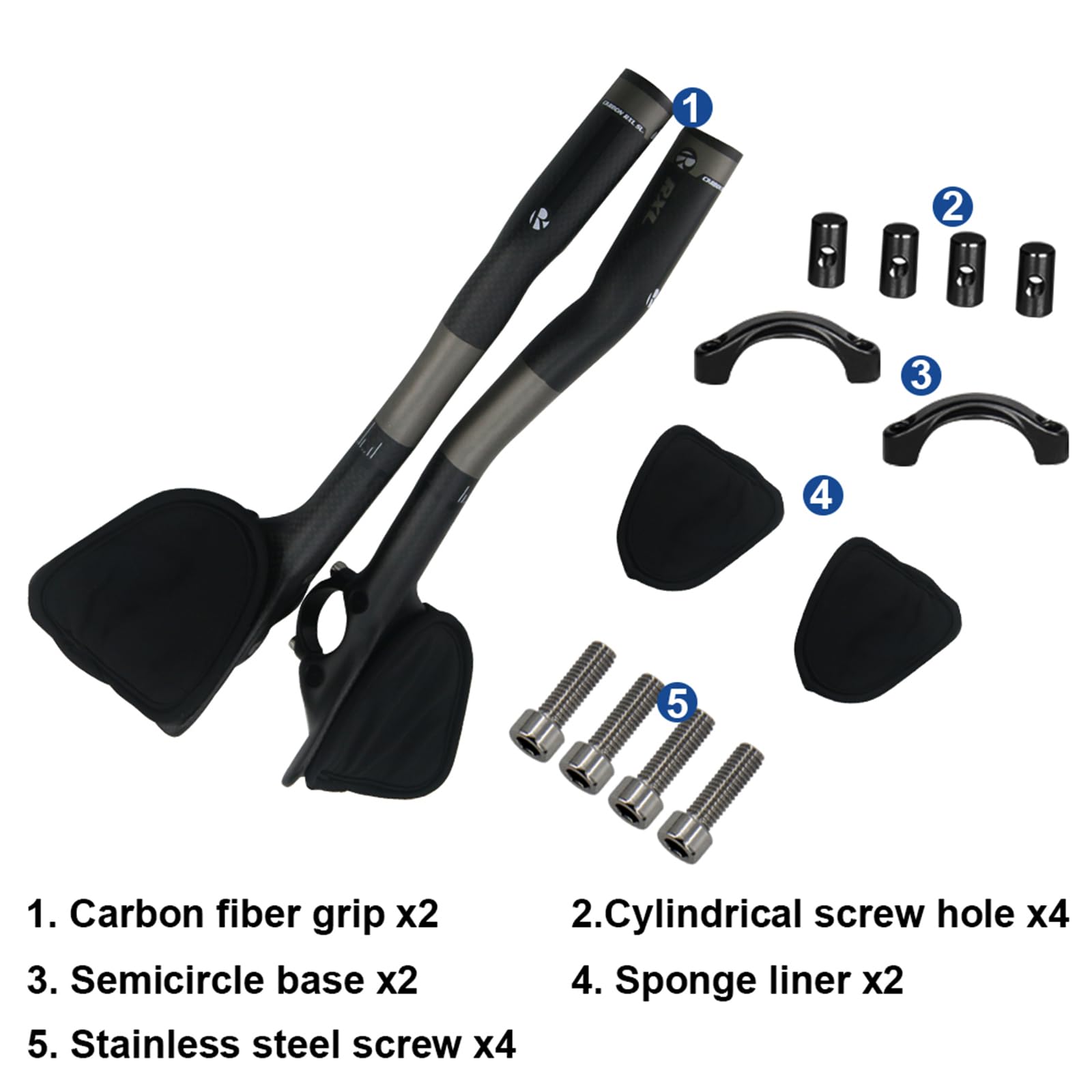 pedalen straps High Performance Pedal Kit- XL Straps