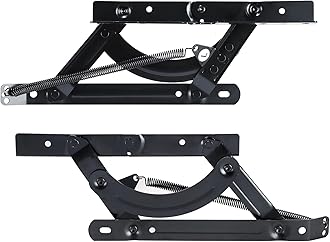 NATGAI Sofa Couches Bed DIY Adjustable Spring Mechanism Futon Hinge Hardware Triple Click Hinge Hardware for Sleeper Sofa Bed Furniture