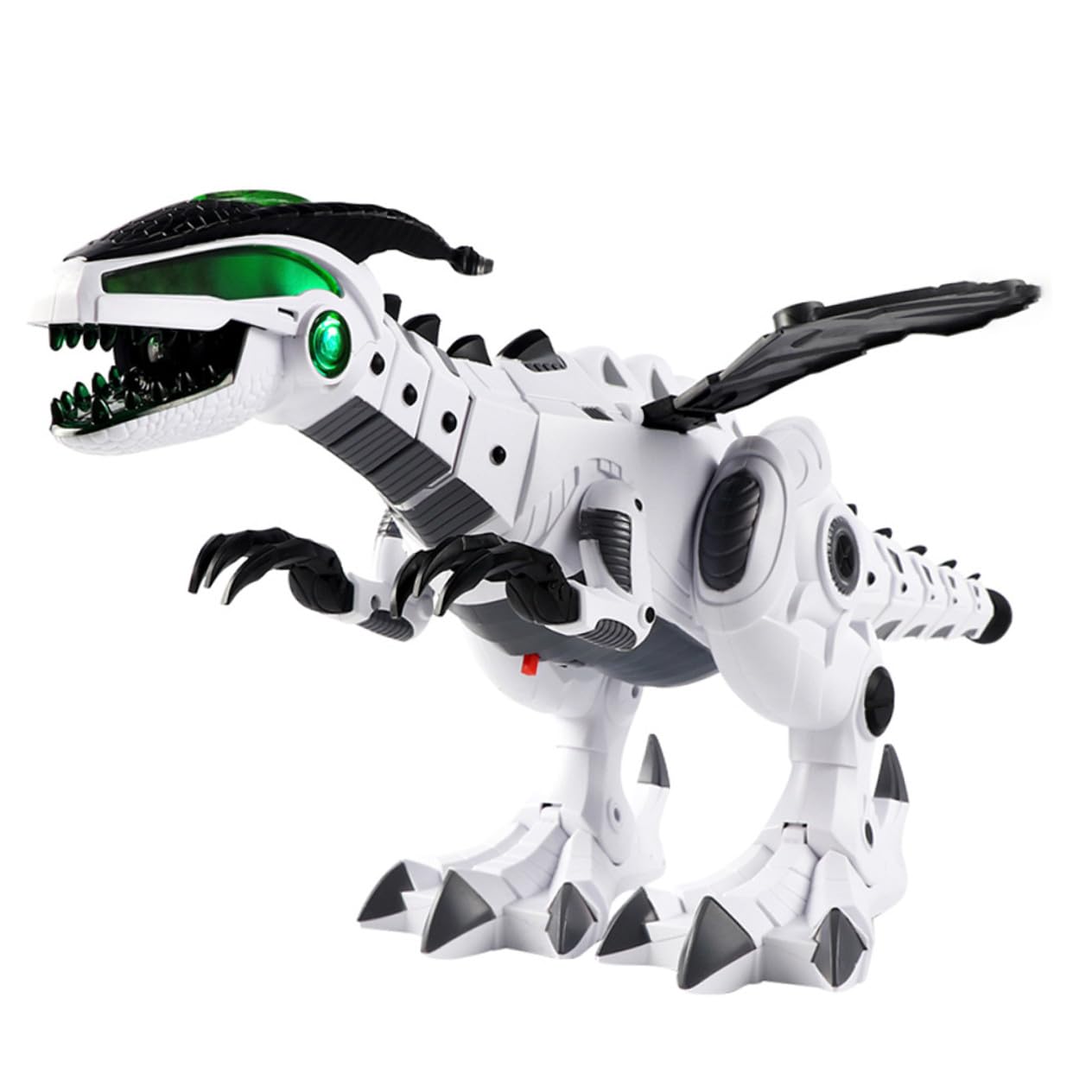 SUPVOX Dinosaurio Mecánico de Escritorio Función de Pulverización y Luz Led, Decorativo y Resistente al Óxido, Adecuado para Habitaciones Infantiles