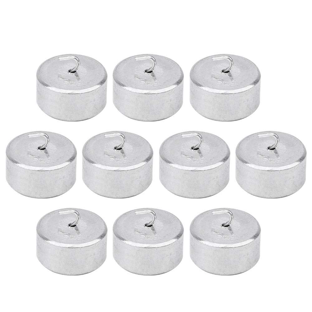 10 pezzi Peso, 50 g Peso in metallo con ganci e leva ad anello Principio Strumenti di presentazione Principio a leva Strumento didattico sperimentale fisico
