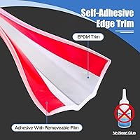 Vista 4 de Borde de goma transparente, borde de silicona autoadhesivo, protector de borde para chapa, gafas o gafas flexibles, material de goma de silicona