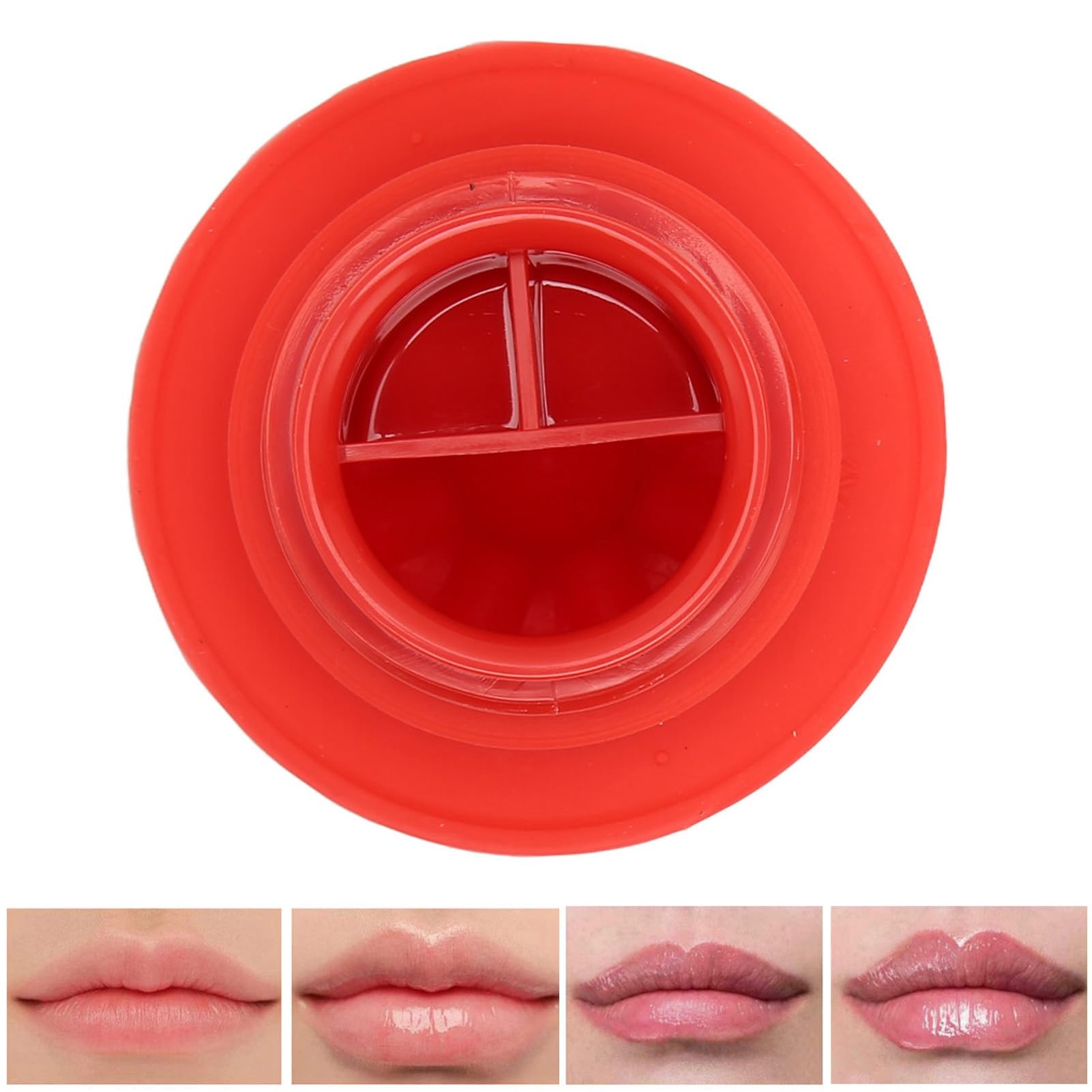 Lip Sucker Plumper, Lip Pump a Forma di pomodoro Lip Enhancer, Silicone Lip Plumper Strumento per Donne, Lip Sucker Plumper, Dispositivo Lip Plumper, Strumento Di Bellezza per Labbra per Ragazze