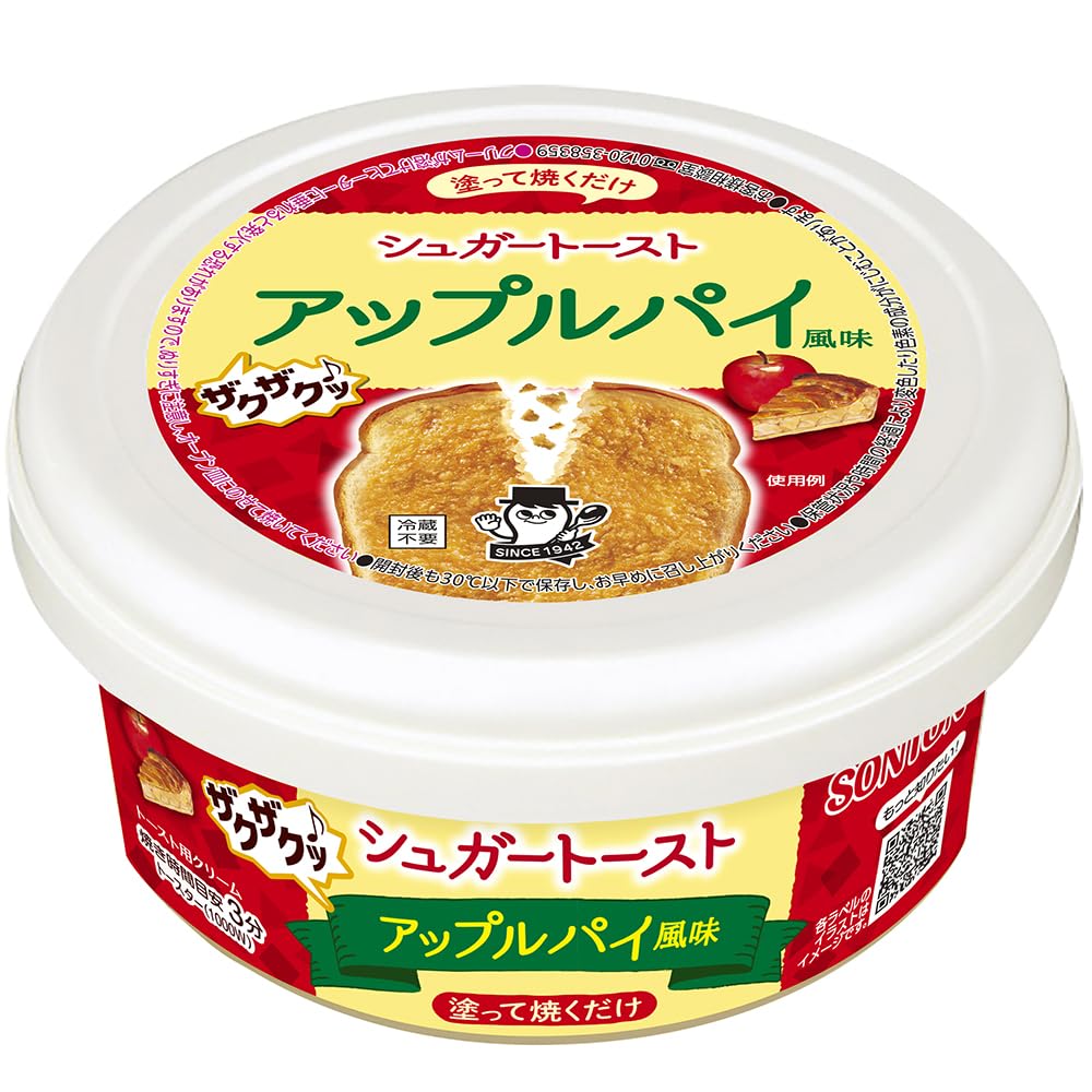 Amazon | ソントン シュガートースト ザクザクアップルパイ風味 90g ×6